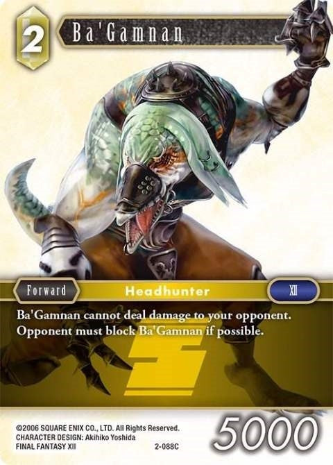 Image for Ba'Gamnan (Opus II) (2-088C) - Final Fantasy TCG