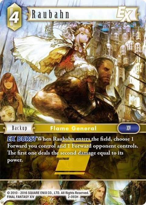 Image for Raubahn EX (Opus II) (2-093H) - Final Fantasy TCG