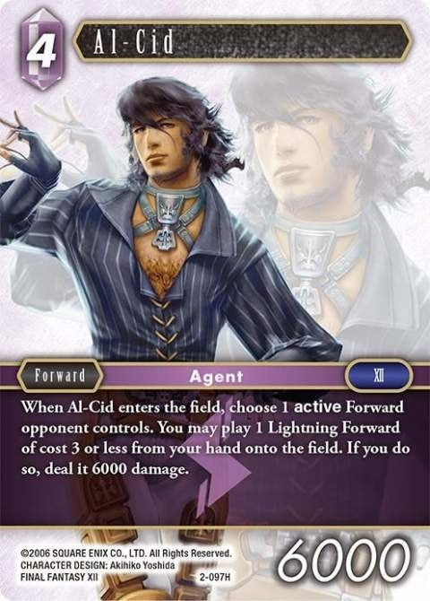 Image for Al-Cid (Opus II) (2-097H) - Final Fantasy TCG