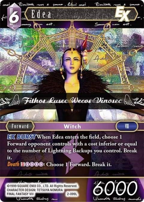 Image for Edea EX (Opus II) (2-099L) - Final Fantasy TCG