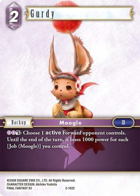 Image for Gurdy (Opus II) (2-102C) - Final Fantasy TCG