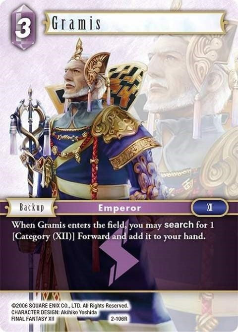 Image for Gramis (Opus II) (2-106R) - Final Fantasy TCG