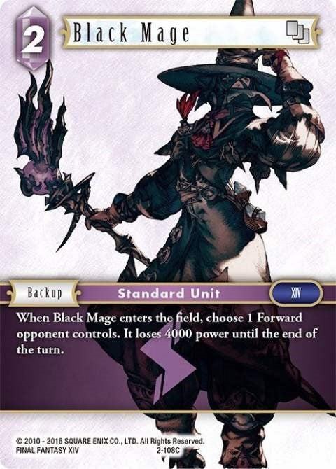 Image for Black Mage (2-108C) (Opus II) (2-108C) - Final Fantasy TCG