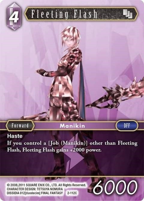 Image for Fleeting Flash (Opus II) (2-112C) - Final Fantasy TCG