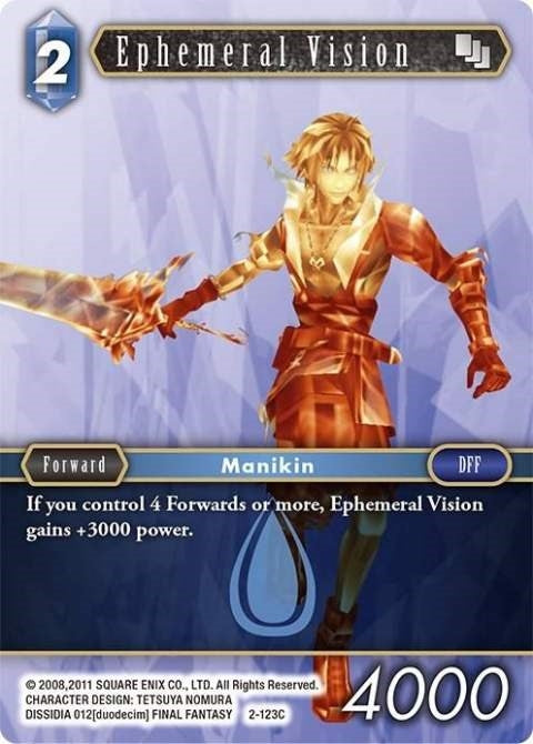 Image for Ephemeral Vision (Opus II) (2-123C) - Final Fantasy TCG