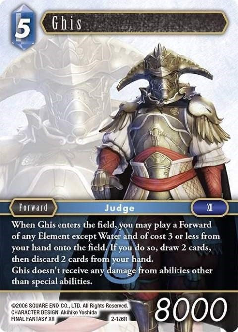 Image for Ghis (Opus II) (2-126R) - Final Fantasy TCG