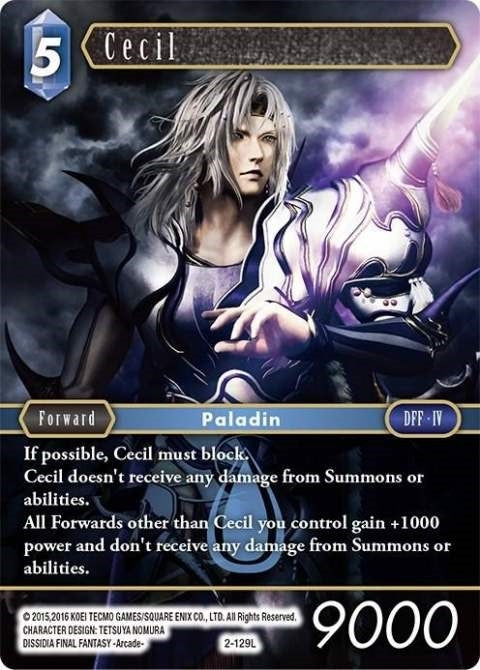 Image for Cecil (Opus II) (2-129L) - Final Fantasy TCG