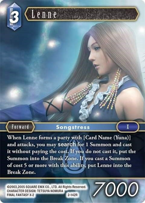 Image for Lenne (Opus II) (2-142R) - Final Fantasy TCG