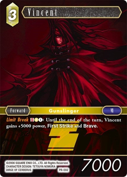 Image for Vincent (FF: Promo Cards) (PR-002) - Final Fantasy TCG