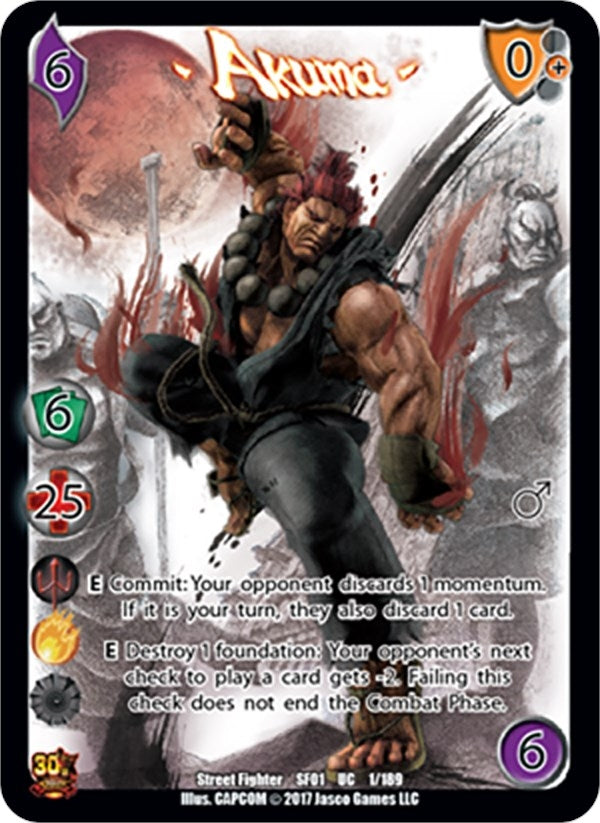 Image for Akuma (Street Fighter CCG) (1) - UniVersus