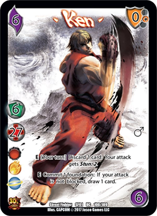 Image for Ken (Street Fighter CCG) (100) - UniVersus