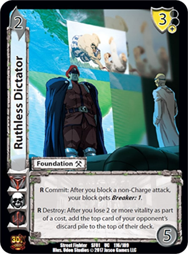 Image for Ruthless Dictator (Street Fighter CCG) (116) - UniVersus