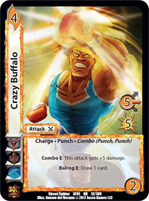 Image for Crazy Buffalo (Street Fighter CCG) (12) - UniVersus