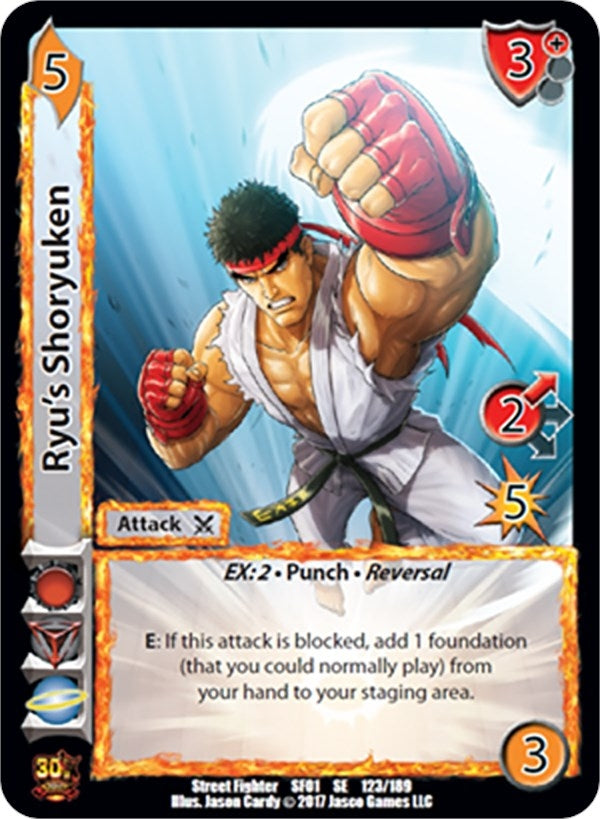 Image for Ryu's Shoryuken (Street Fighter CCG) (123) - UniVersus