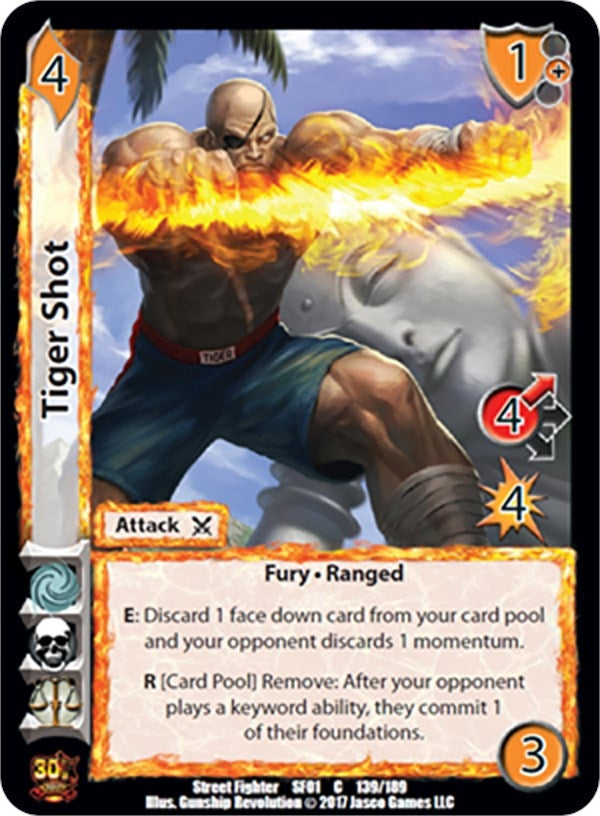 Image for Tiger Shot (Street Fighter CCG) (139) - UniVersus