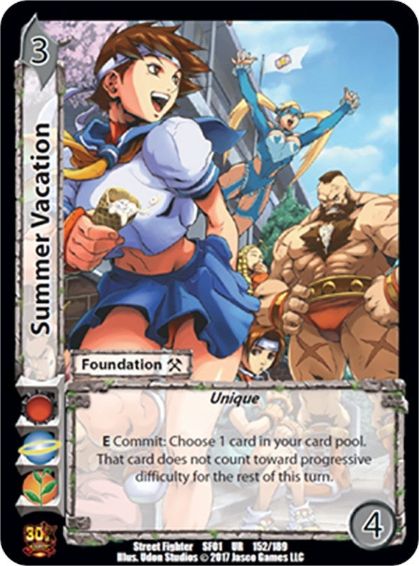 Image for Summer Vacation (Street Fighter CCG) (152) - UniVersus