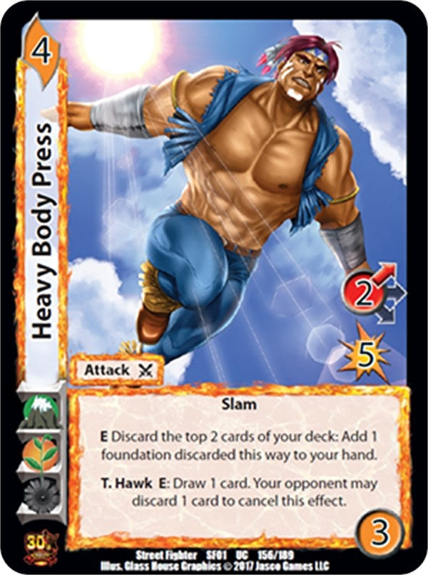 Image for Heavy Body Press (Street Fighter CCG) (156) - UniVersus