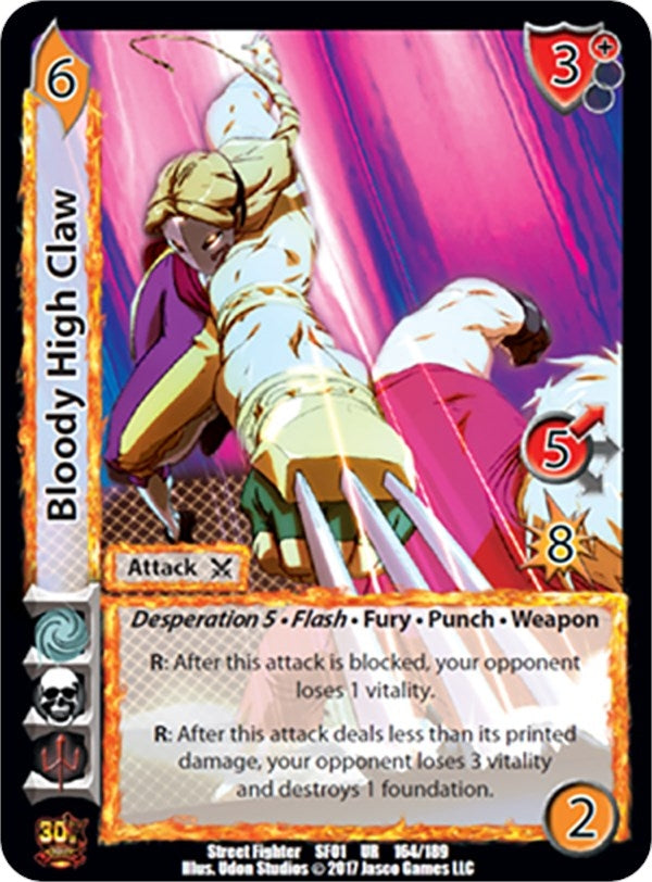 Image for Bloody High Claw (Street Fighter CCG) (164) - UniVersus