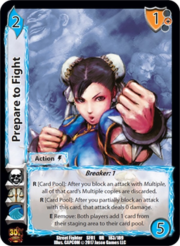 Image for Prepare to Fight (Street Fighter CCG) (183) - UniVersus