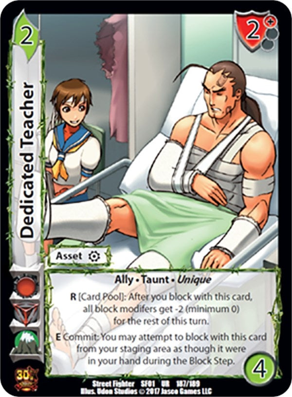 Image for Dedicated Teacher (Street Fighter CCG) (187) - UniVersus