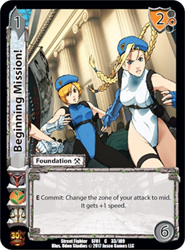 Image for Beginning Mission! (Street Fighter CCG) (33) - UniVersus