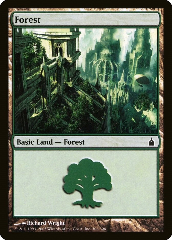 Image for Forest (306) (Ravnica: City of Guilds) (306) - Magic: The Gathering