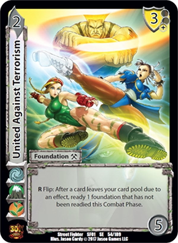 Image for United Against Terrorism (Street Fighter CCG) (54) - UniVersus