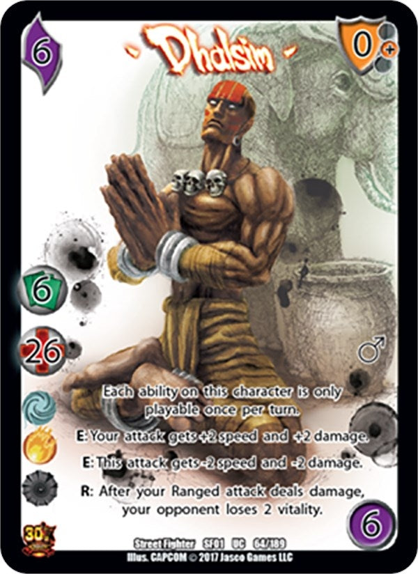 Image for Dhalsim (Street Fighter CCG) (64) - UniVersus
