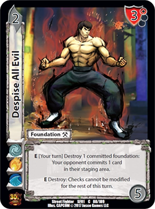 Image for Despise All Evil (Street Fighter CCG) (88) - UniVersus