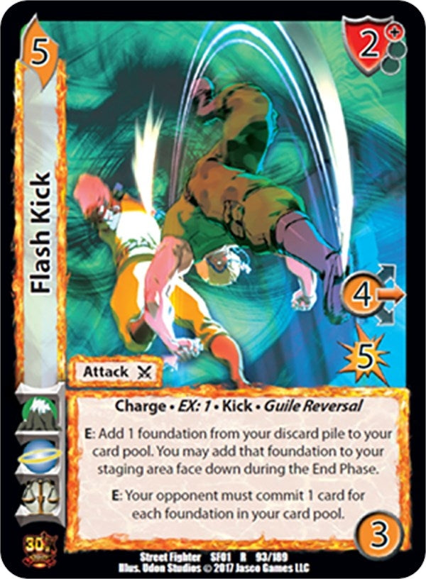 Image for Flash Kick (Street Fighter CCG) (93) - UniVersus