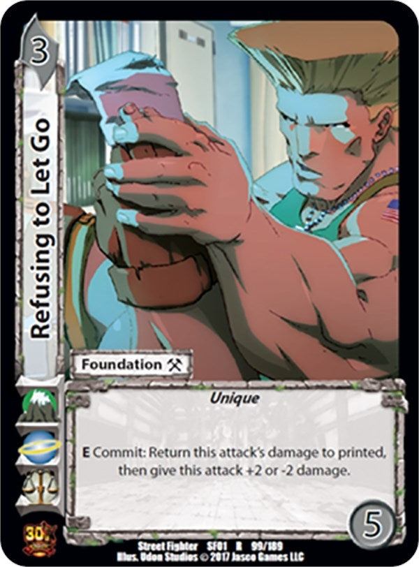 Image for Refusing to Let Go (Street Fighter CCG) (99) - UniVersus