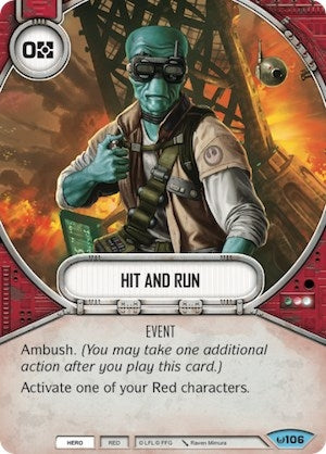 Image for Hit And Run (Awakenings) (106) - Star Wars: Destiny