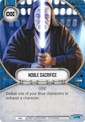 Image for Noble Sacrifice (Awakenings) (118) - Star Wars: Destiny