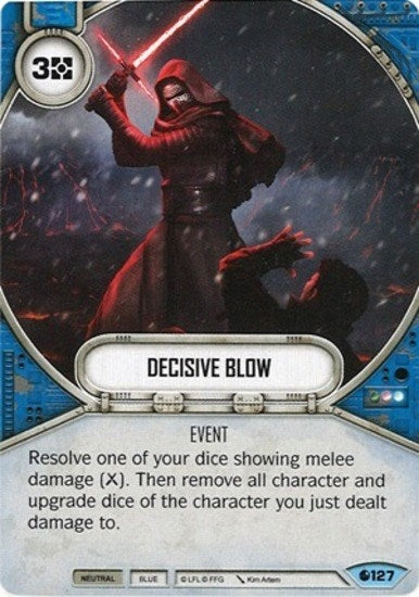 Image for Decisive Blow (Spirit of Rebellion) (127) - Star Wars: Destiny