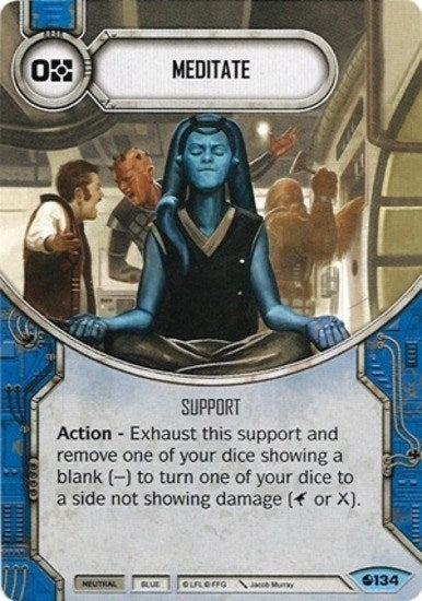 Image for Meditate (Spirit of Rebellion) (134) - Star Wars: Destiny