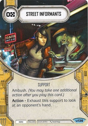 Image for Street Informants (Awakenings) (136) - Star Wars: Destiny