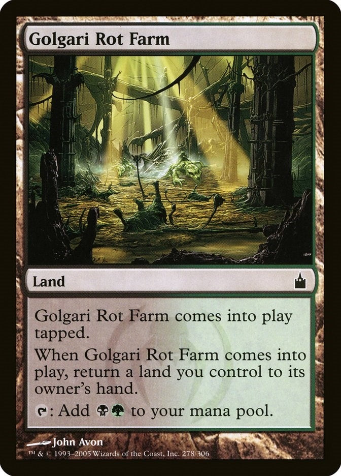 Image for Golgari Rot Farm (Ravnica: City of Guilds) (278) - Magic: The Gathering