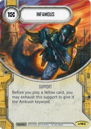 Image for Infamous (Awakenings) (163) - Star Wars: Destiny