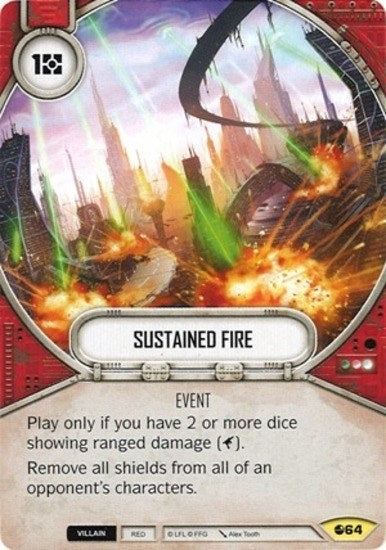 Image for Sustained Fire (Spirit of Rebellion) (64) - Star Wars: Destiny