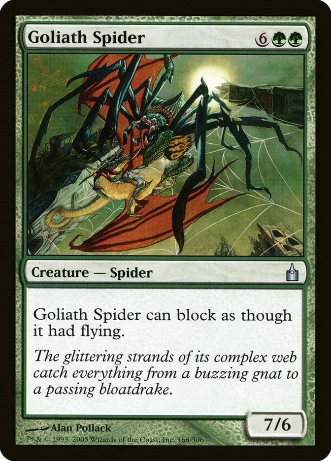Image for Goliath Spider (Ravnica: City of Guilds) (168) - Magic: The Gathering