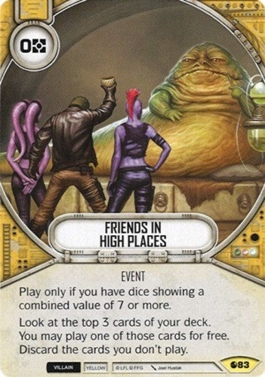 Image for Friends In High Places (Spirit of Rebellion) (83) - Star Wars: Destiny