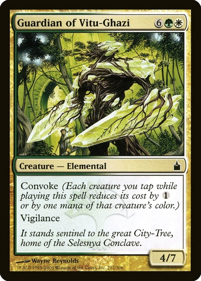 Image for Guardian of Vitu-Ghazi (Ravnica: City of Guilds) (212) - Magic: The Gathering