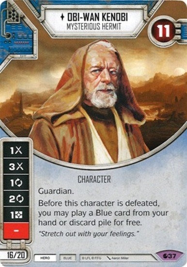 Image for Obi-Wan Kenobi - Mysterious Hermit (Spirit of Rebellion) (37) - Star Wars: Destiny