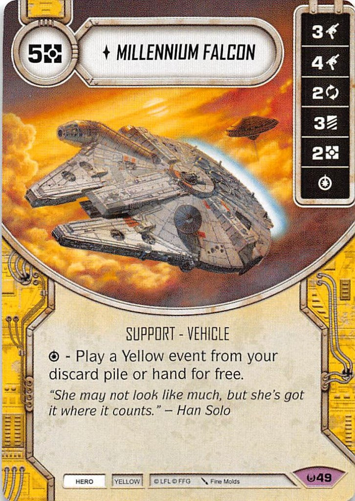 Image for Millennium Falcon (Awakenings) (49) - Star Wars: Destiny