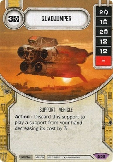 Image for Quadjumper (Spirit of Rebellion) (58) - Star Wars: Destiny