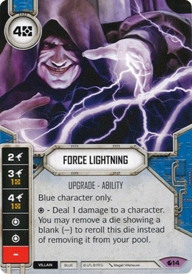 Image for Force Lightning (Card Only) (Spirit of Rebellion) (14) - Star Wars: Destiny