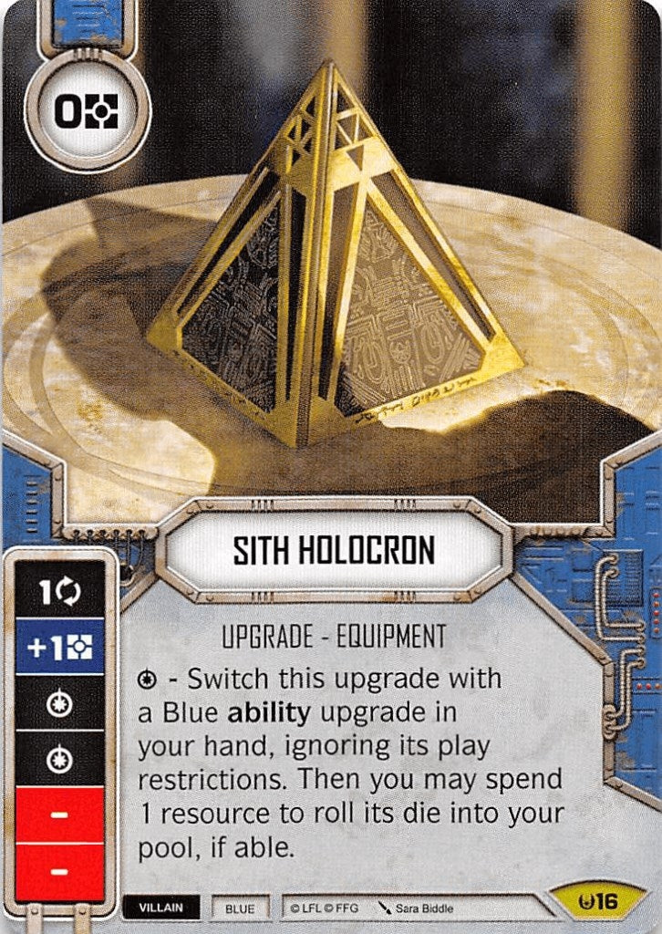 Image for Sith Holocron (Card Only) (Awakenings) (16) - Star Wars: Destiny