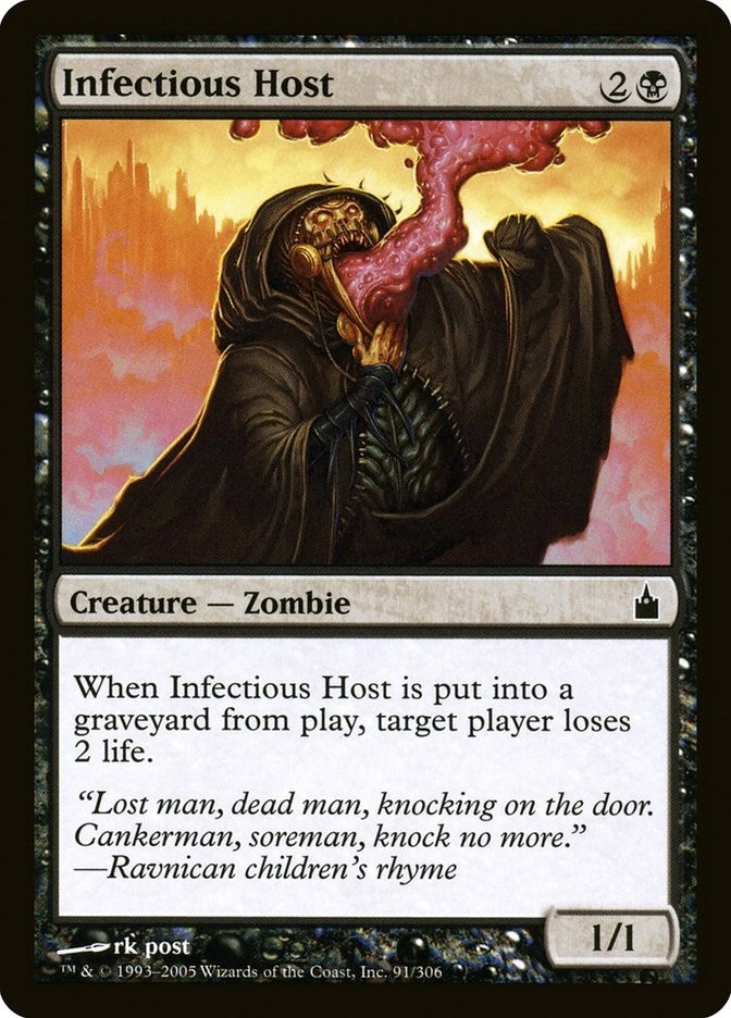 Image for Infectious Host (Ravnica: City of Guilds) (91) - Magic: The Gathering