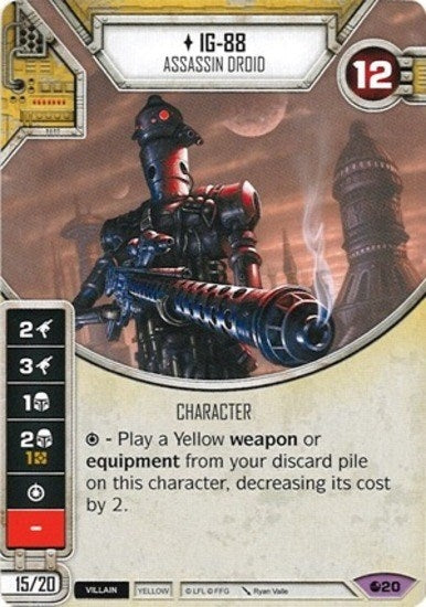 Image for IG-88 - Assassin Droid (Card Only) (Spirit of Rebellion) (20) - Star Wars: Destiny