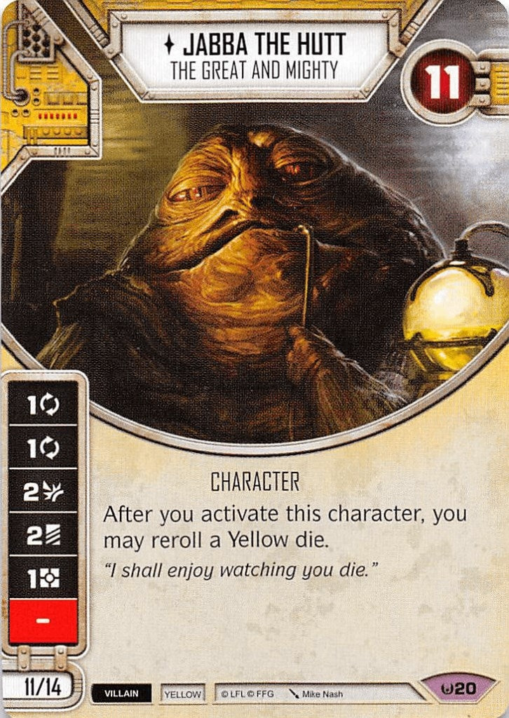 Image for Jabba The Hutt - The Great and Mighty (Card Only) (Awakenings) (20) - Star Wars: Destiny